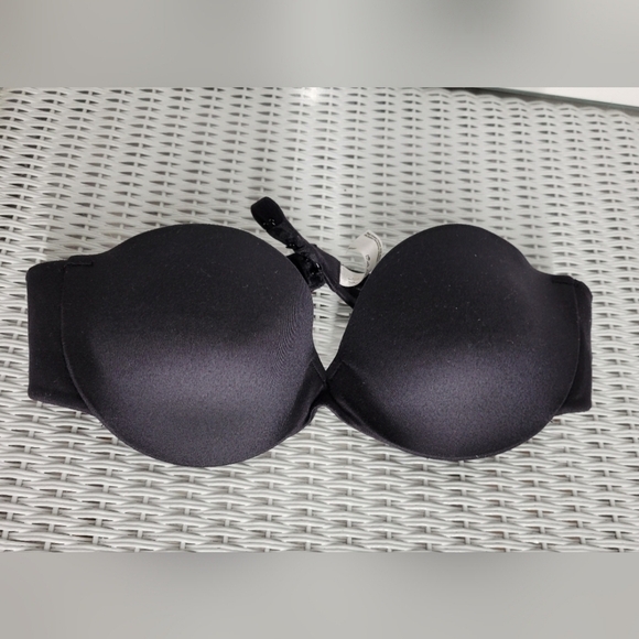 Maidenform Black Strapless Push-Up Bra - Picture 1 of 5